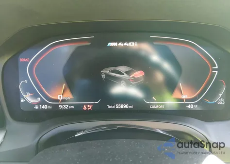 2022 BMW M440I z USA, uszkodzony, nr VIN WBA83AP02NCK07160